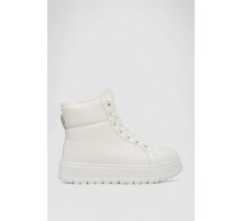 Кросівки жіночі зимові на хутрі, колір білий, 248RMB01