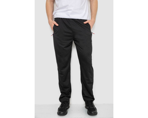 Спорт штани чоловічі, колір чорний, 244R41734