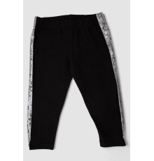 Велотреки для дівчаток, колір чорний, 247R514