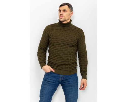 Свитер мужской, цвет хаки, 161R602