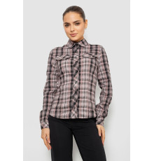 Рубашка женская повседневная, цвет темно-пудровый, 230R064