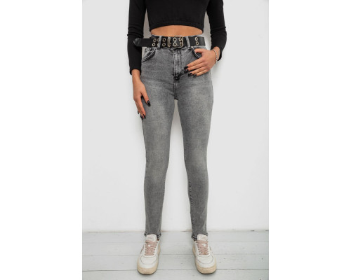 Джинсы женские Skinny, цвет серый, 244R00624