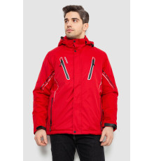 Куртка мужская демисезонная с капюшоном, цвет красный, 244RZ-2519AL