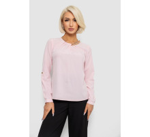 Блуза однотонная, цвет светло-розовый, 230R306