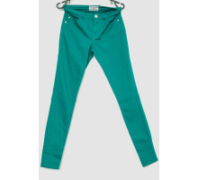 Джинсы женские, цвет изумрудный, 4R183