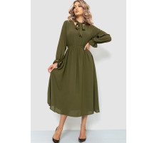 Платье нарядное, цвет хаки, 204R601