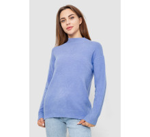 Свитер женский шерстяной, цвет голубой, 244R0390