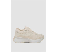 Кроссовки женские, цвет бежевый, 248RXM30