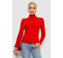 Гольф жіночий однотонний, колір червоний, 204R040