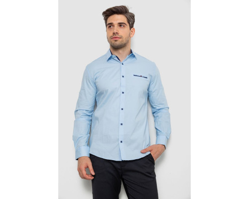 Сорочка чоловіча, колір блакитний, 214R7174