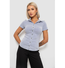 Сорочка класична в смужку, колір сіро-білий, 230R668