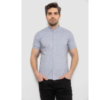 Сорочка чоловіча однотонна, колір сірий, 186R2043