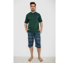 Піжама чоловіча, колір зелений, 243R2007