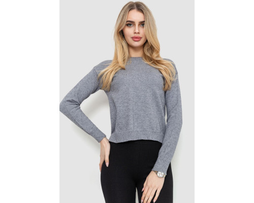 Светр жіночий, колір сірий, 244R2027
