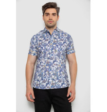 Сорочка чоловіча з короткими рукавами, колір бузковий, 214R582