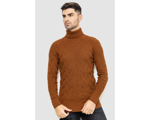 Светр чоловічий, колір коричневий, 161R1034