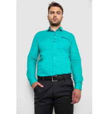 Сорочка чоловіча, колір бірюзовий, 214R7002
