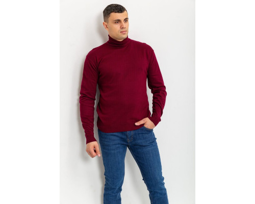 Свитер мужской, цвет бордовый, 161R1880