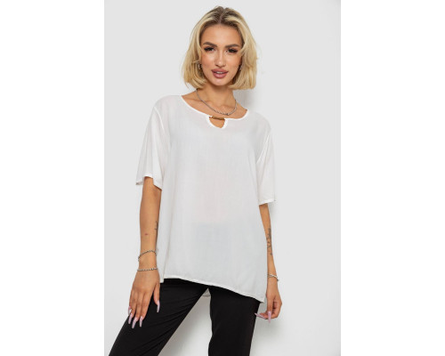 Блуза, цвет молочный, 244RM208