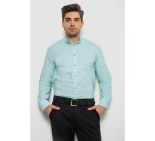 Сорочка чоловіча з принтом, колір м'ятний, 214R7074