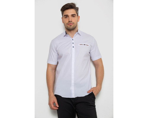 Рубашка мужская., цвет белый, 214R7114-2