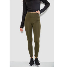 Лосины утепленные, цвет хаки, 243R051-4