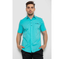 Рубашка мужская ., цвет бирюзовый, 214R7114-2