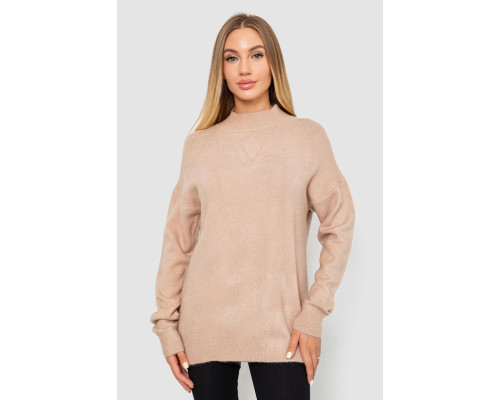 Свитер женский шерстяной, цвет бежевый, 244R0390