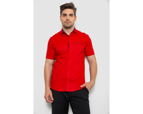 Сорочка чоловіча класична, колір червоний, 214R7116
