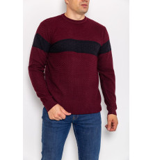 Свитер мужской, цвет бордовый, 161R730
