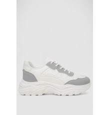 Кроссовки женские, цвет бело-серый, 248RA90 Кроссовки женские, цвет бело-серый, 248RA90