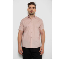 Сорочка чоловіча однотонна, колір пудровий, 214R7327-2
