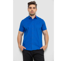Сорочка чоловіча однотонна, колір електрик, 214R7327-2