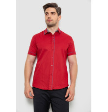 Сорочка чоловіча, колір бордовий, 214R7420