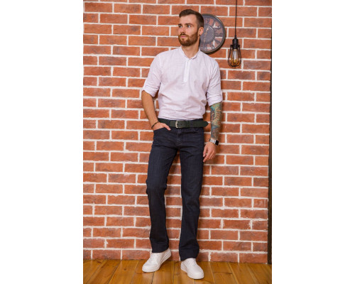 Джинсы мужские прямого кроя, цвет грифельный, 194R50100