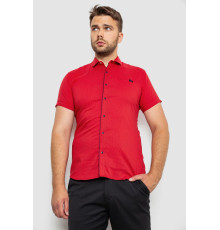 Рубашка мужская с принтом, цвет красный, 214RK100