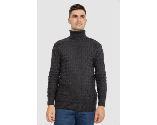 Гольф-светр чоловічий, колір грифельний, 161R619