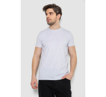 Футболка мужская однотонная базовая, цвет светло-серый, 244R2410