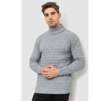 Гольф-свитер мужской, цвет светло-серый, 161R619