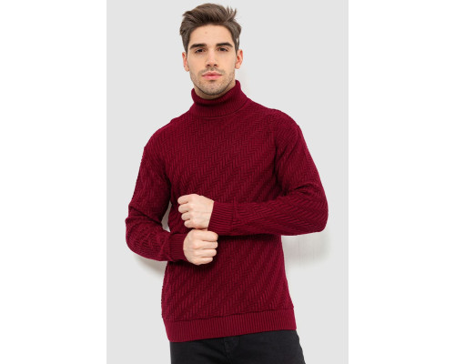 Гольф чоловічий, колір бордовий, 161R696