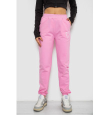 Спортивные штаны женские, цвет розовый, 238R324