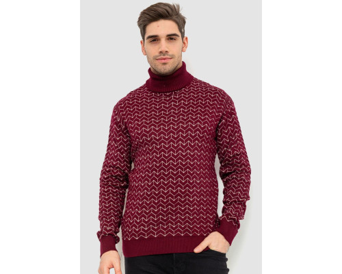 Гольф чоловічий, колір бордовий, 161R911