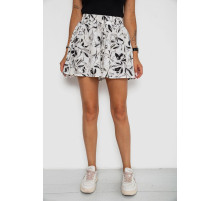 Шорти жіночі з принтом, колір білий, 102R5256-7