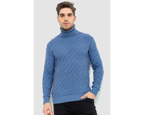 Гольф чоловічий, колір джинс, 161R696