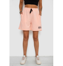 Шорты женские с принтом, цвет персиковый, 238R132