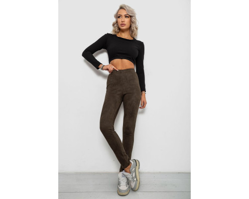 Лосини однотонні, колір хакі, 257R2045