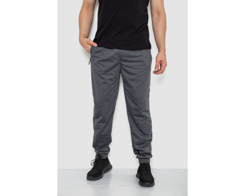 Спорт чоловічі штани, колір темно-сірий, 244R41382