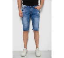 Шорты мужские джинсовые, цвет синий, 244RLS22-0209X