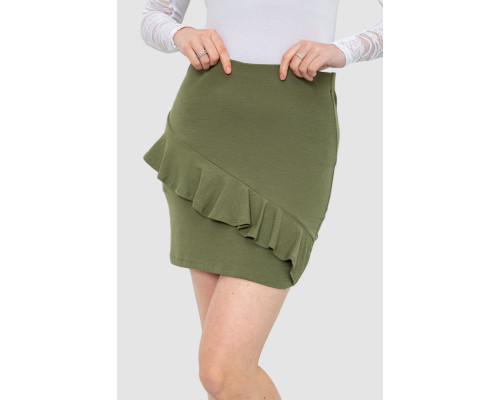 Юбка, цвет хаки, 244R102-1