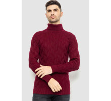 Свитер мужской, цвет бордовый, 161R1034